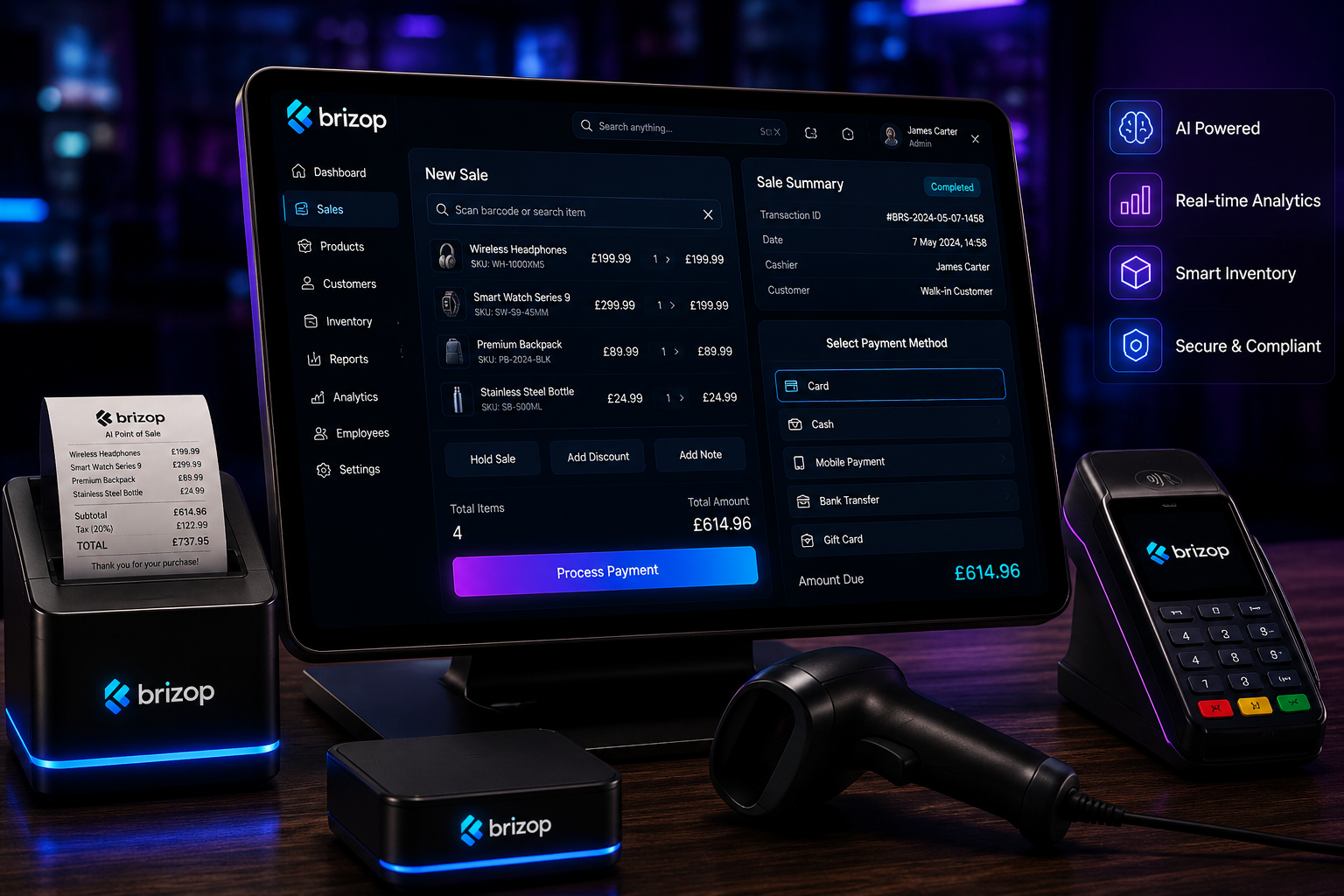 Brizop POS Interface